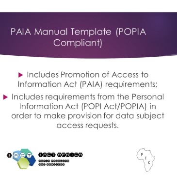 PAIA Manual Template