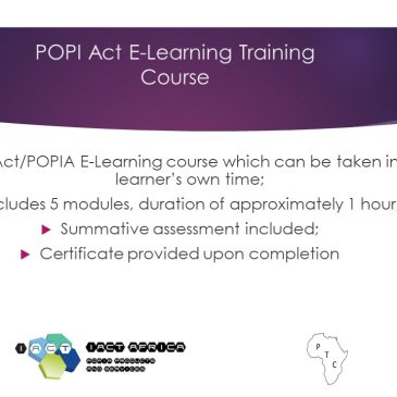 POPI Act E-Learning Course