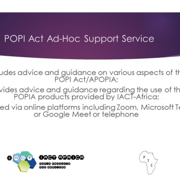 POPI Act Ad-Hoc Support Service