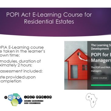 POPI Act E-Learning Course for Residential Estates
