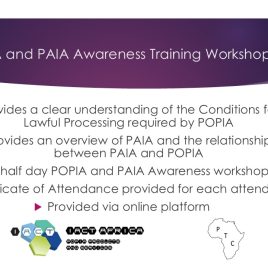 POPI Act Awareness Training Workshop