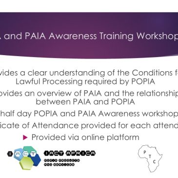 POPI Act Awareness Training Workshop